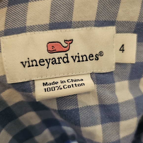 Vineyard Vines Womens Button Down Top, Size 4 - Picture 4 of 4